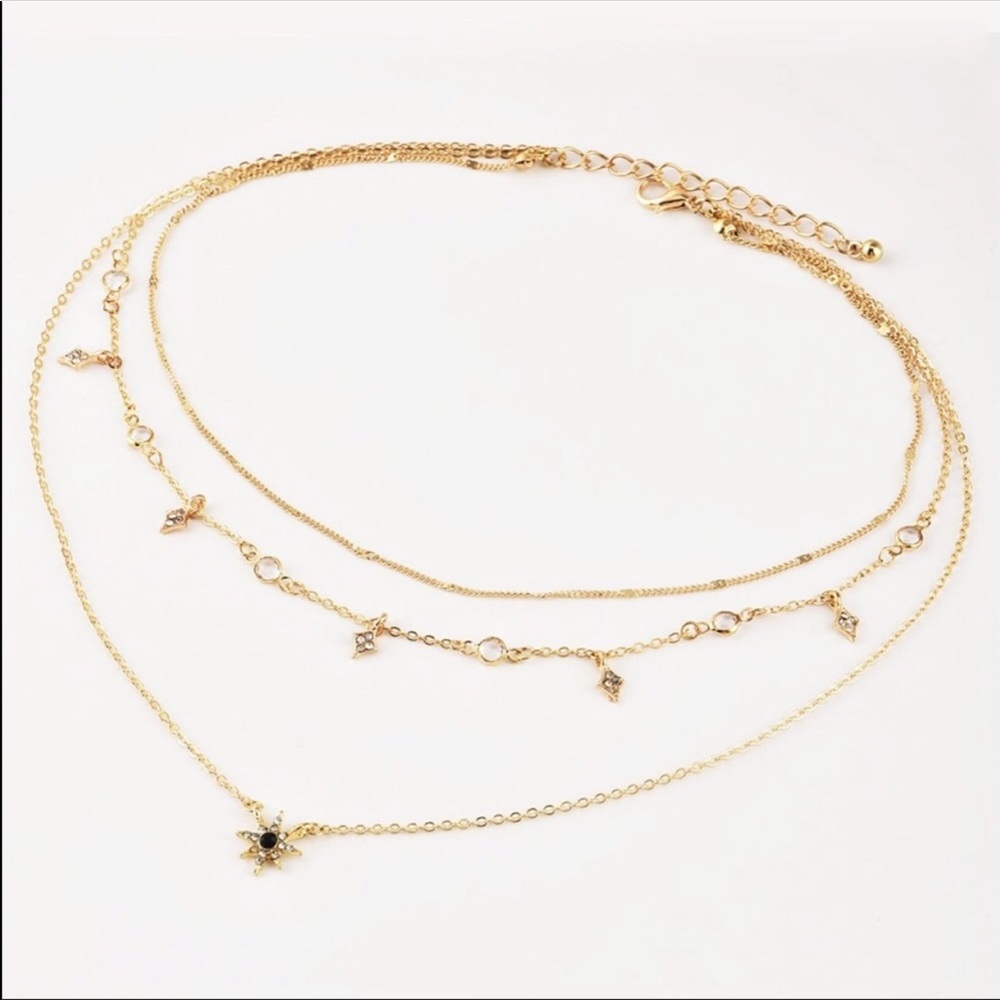 1 left! Beautiful Layered Necklace - Picture 2 of 3